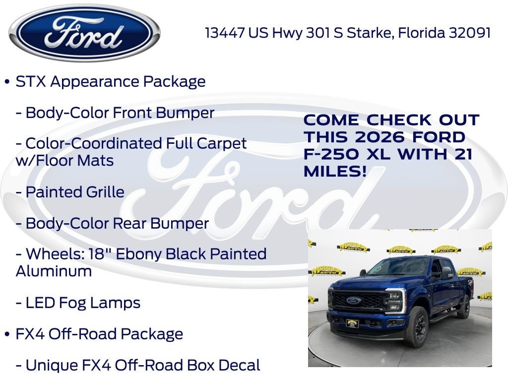 2026 Ford F-250SD XL 600A