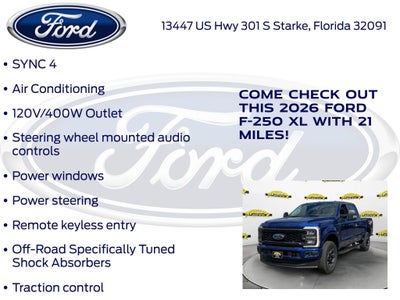 2026 Ford F-250SD XL 600A