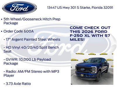 2026 Ford F-250SD XL 600A