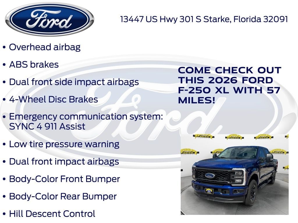 2026 Ford F-250SD XL 600A