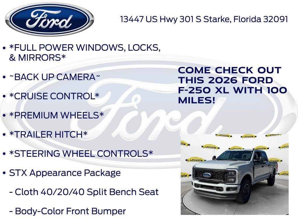 2026 Ford F-250SD XL 600A