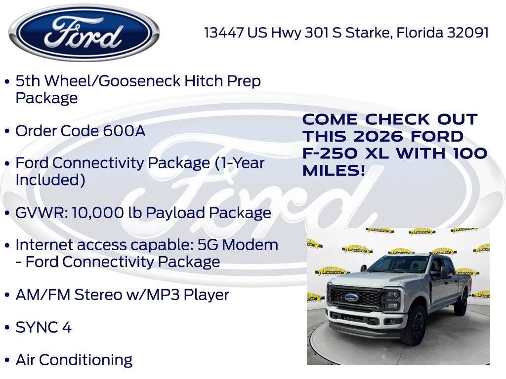 2026 Ford F-250SD XL 600A