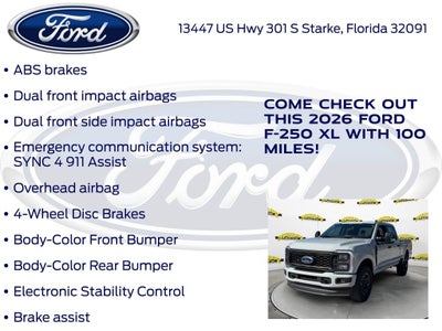 2026 Ford F-250SD XL 600A