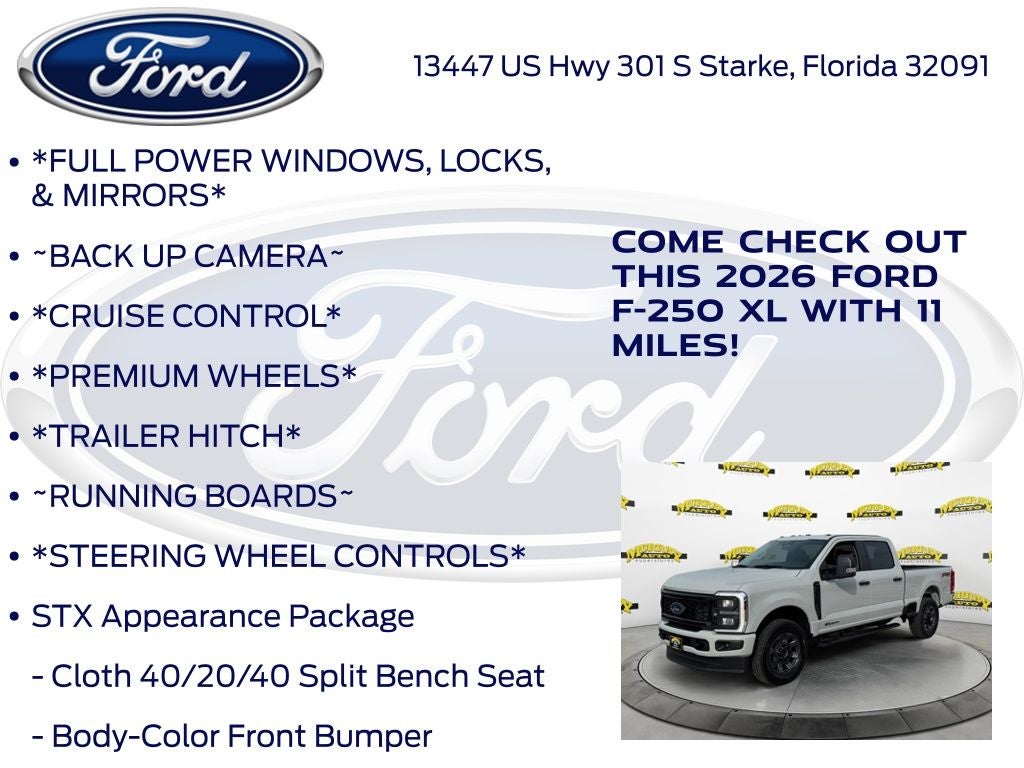 2026 Ford F-250SD XL 600A