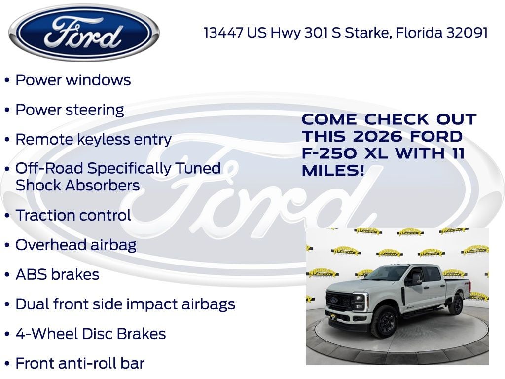 2026 Ford F-250SD XL 600A