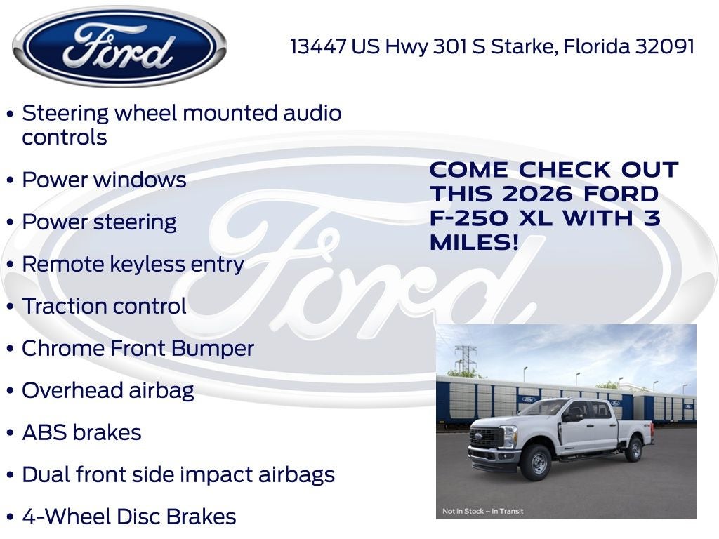 2026 Ford F-250SD XL 600A