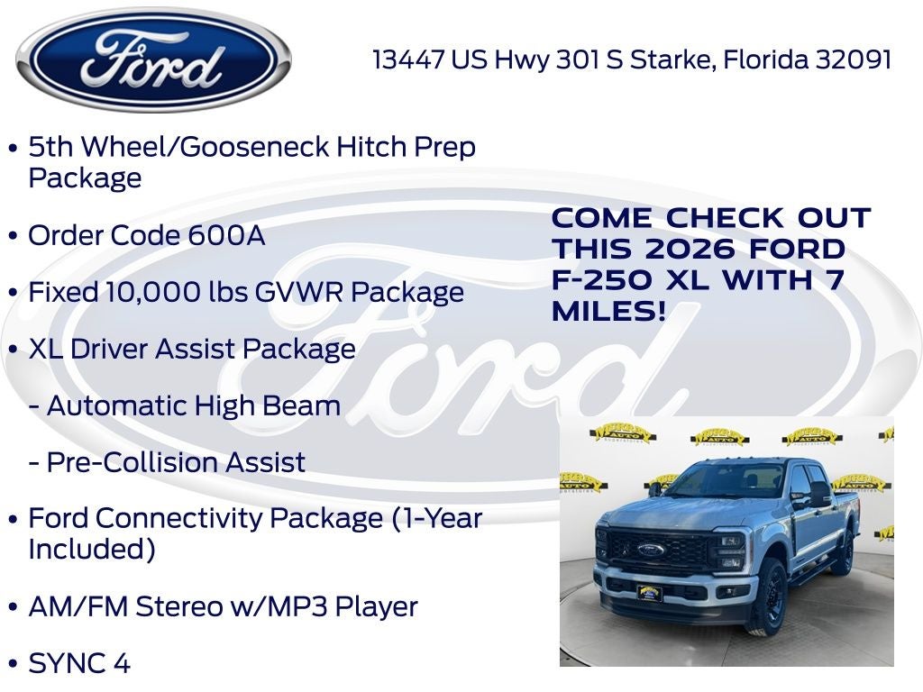 2026 Ford F-250SD XL 600A