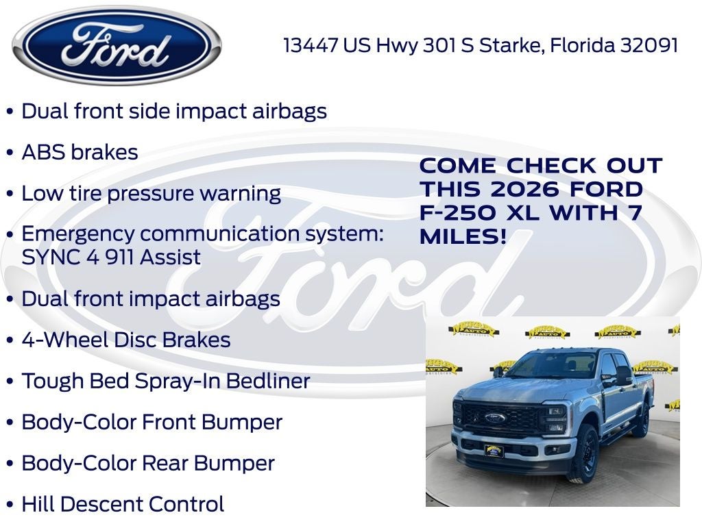 2026 Ford F-250SD XL 600A