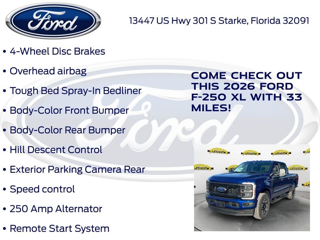 2026 Ford F-250SD XL 600A