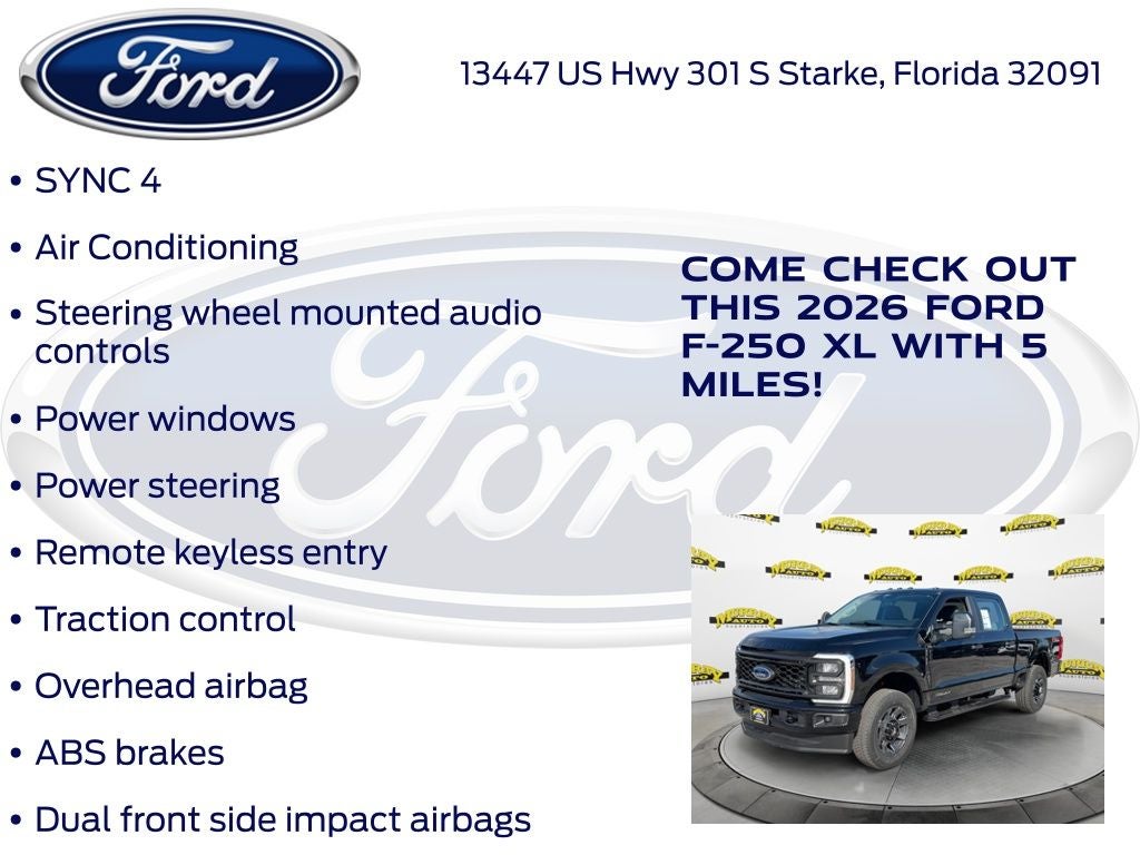 2026 Ford F-250SD XL 600A