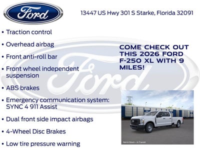 2026 Ford F-250SD XL 600A