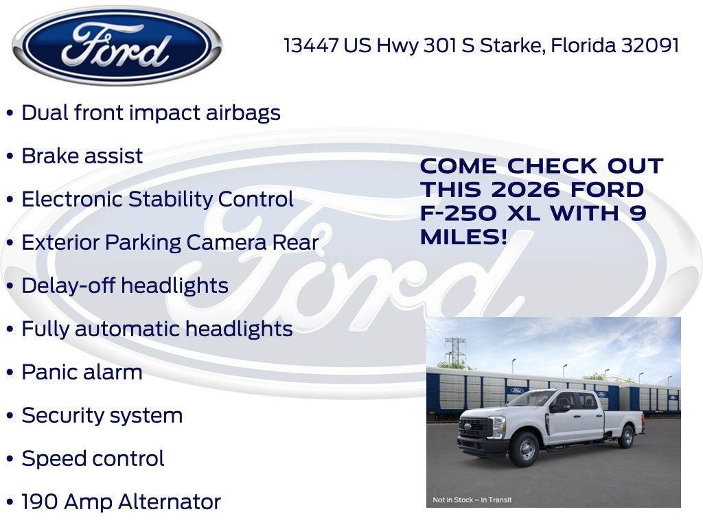 2026 Ford F-250SD XL 600A