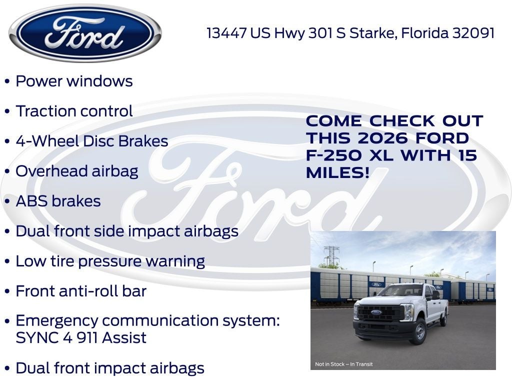 2026 Ford F-250SD XL 600A