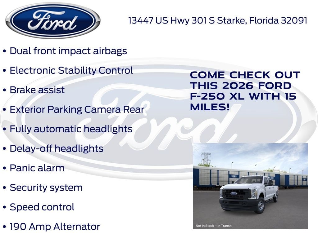 2026 Ford F-250SD XL 600A