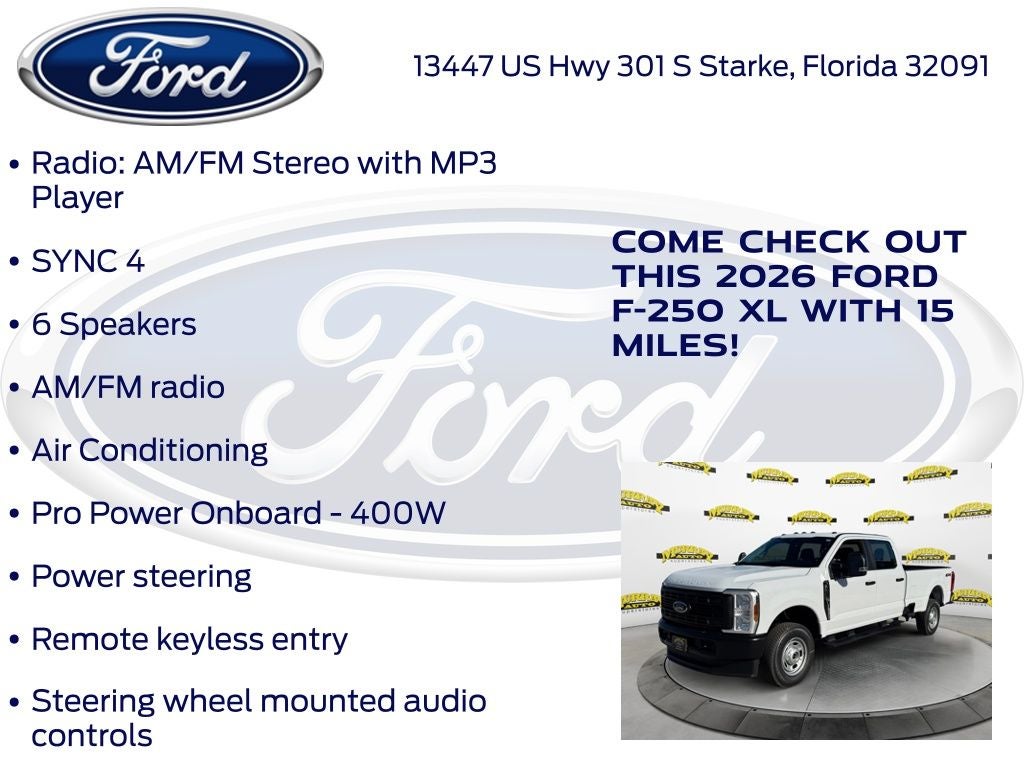 2026 Ford F-250SD XL 600A