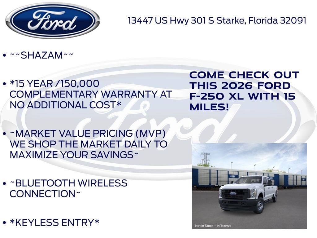 2026 Ford F-250SD XL 600A