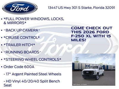 2026 Ford F-250SD XL 600A