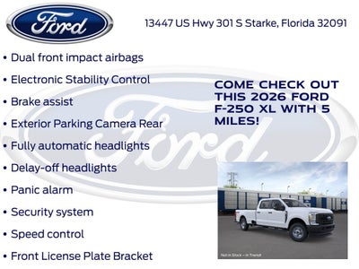 2026 Ford F-250SD XL 600A