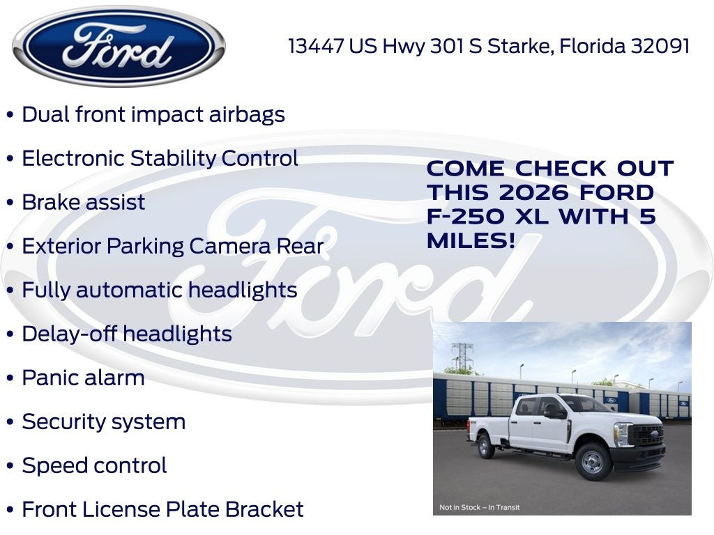 2026 Ford F-250SD XL 600A