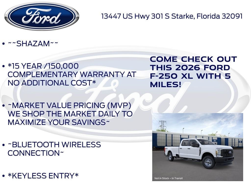 2026 Ford F-250SD XL 600A