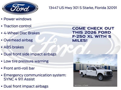 2026 Ford F-250SD XL 600A