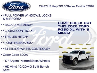 2026 Ford F-250SD XL 600A