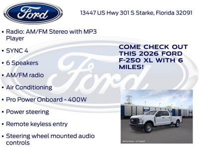 2026 Ford F-250SD XL 600A