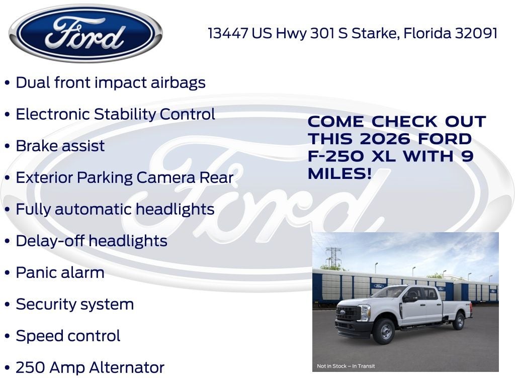 2026 Ford F-250SD XL 600A