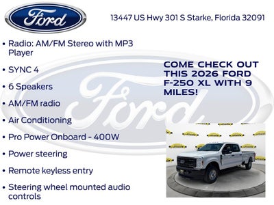 2026 Ford F-250SD XL 600A
