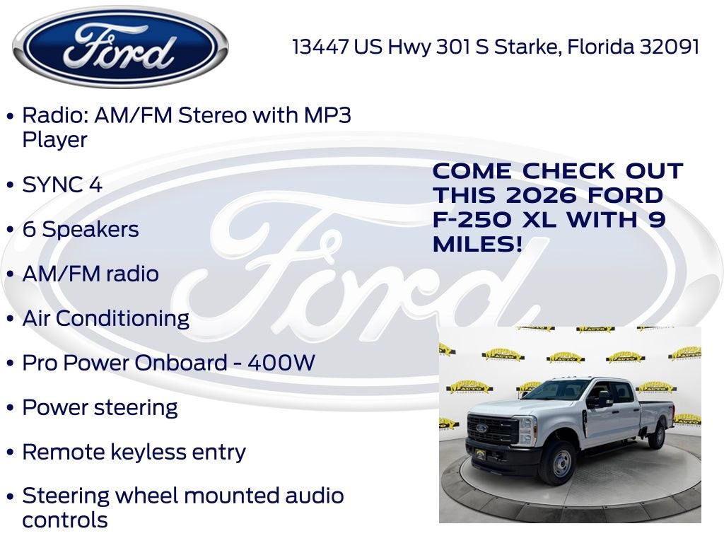 2026 Ford F-250SD XL 600A