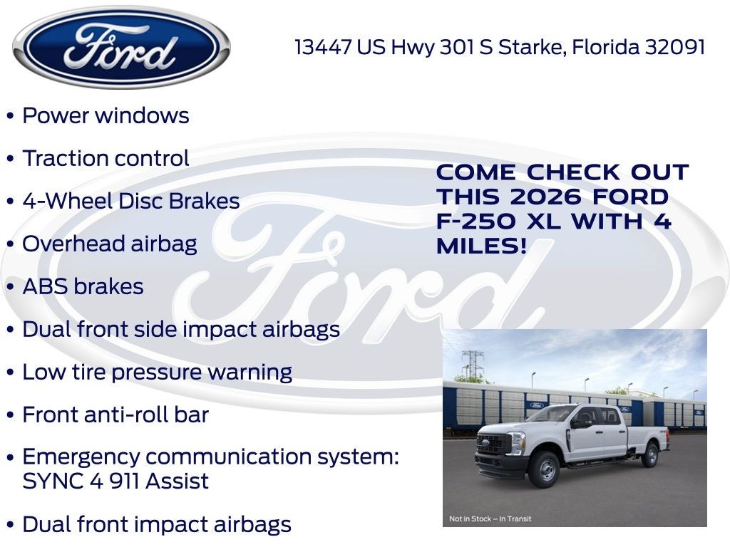 2026 Ford F-250SD XL 600A