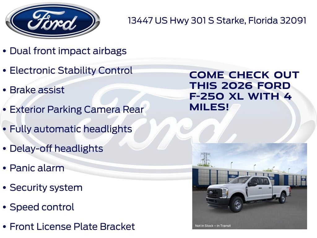 2026 Ford F-250SD XL 600A