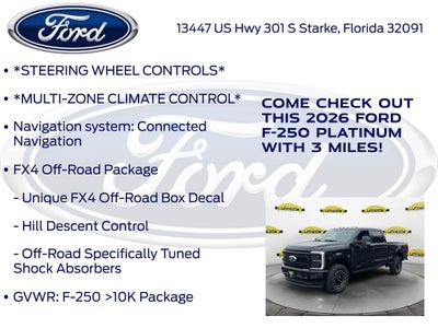 2026 Ford F-250SD Platinum 703A