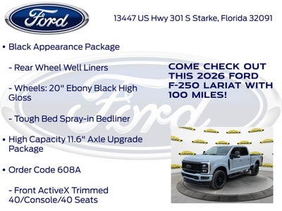 2026 Ford F-250SD Lariat 608A