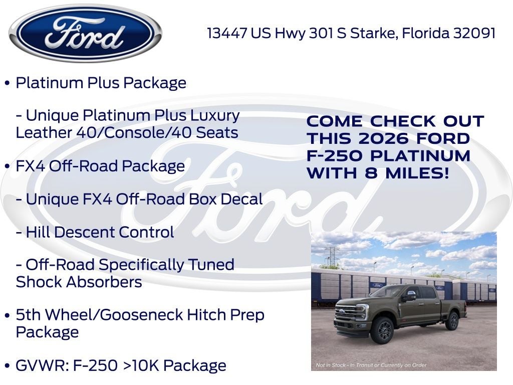 2026 Ford F-250SD Platinum 703A