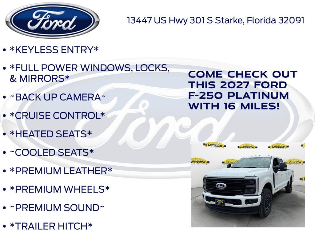 2027 Ford F-250SD Platinum 703A