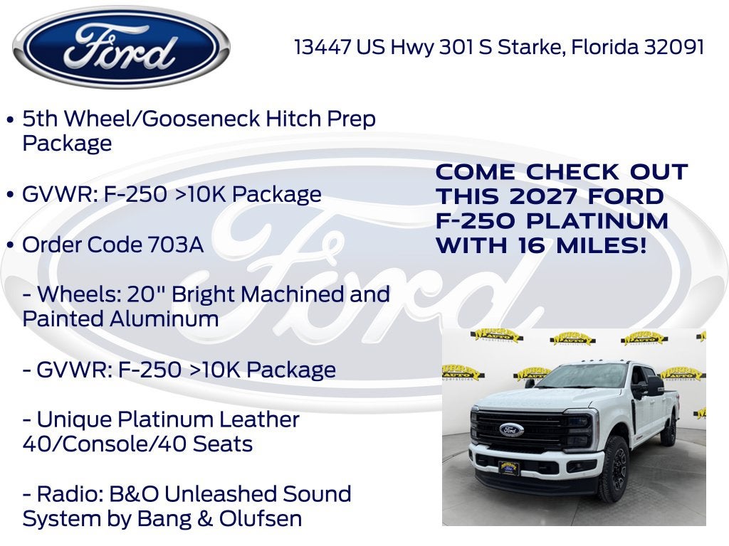 2027 Ford F-250SD Platinum 703A