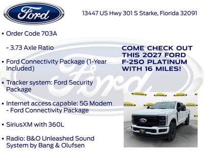 2027 Ford F-250SD Platinum 703A