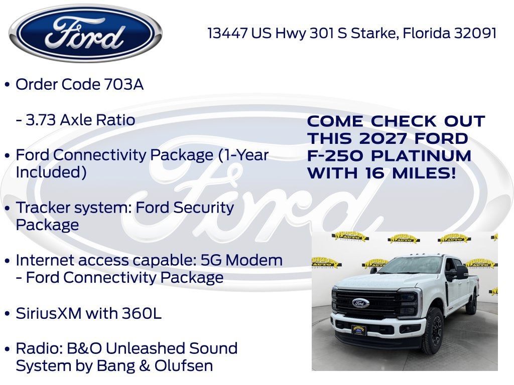 2027 Ford F-250SD Platinum 703A