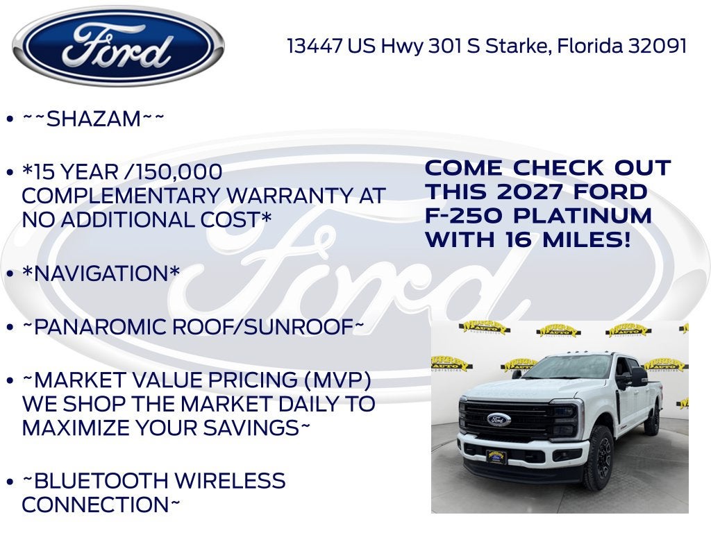 2027 Ford F-250SD Platinum 703A