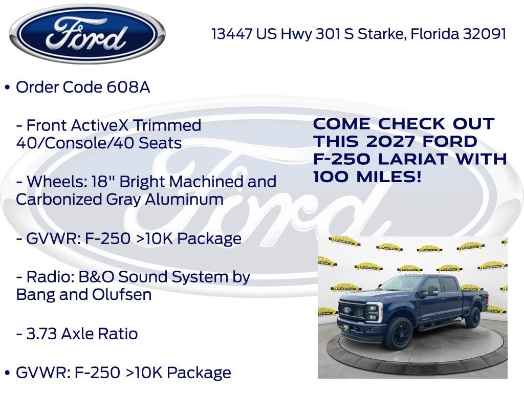 2027 Ford F-250SD Lariat 608A