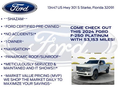 2024 Ford F-250SD Platinum