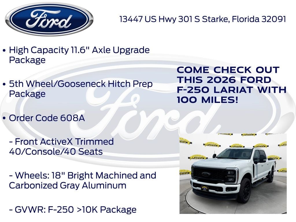 2026 Ford F-250SD Lariat 608A