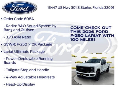2026 Ford F-250SD Lariat 608A