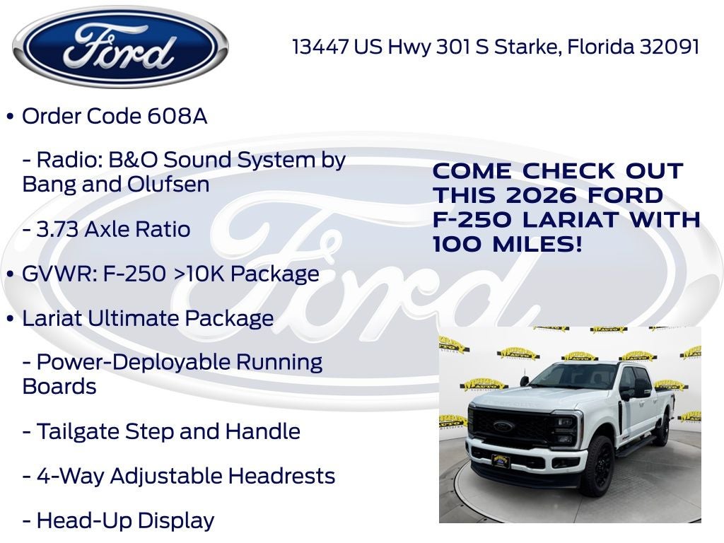 2026 Ford F-250SD Lariat 608A