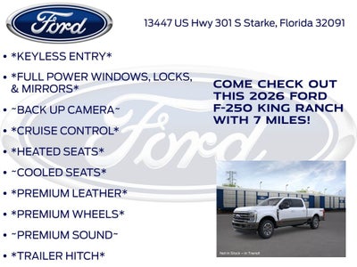 2026 Ford F-250SD King Ranch 700A