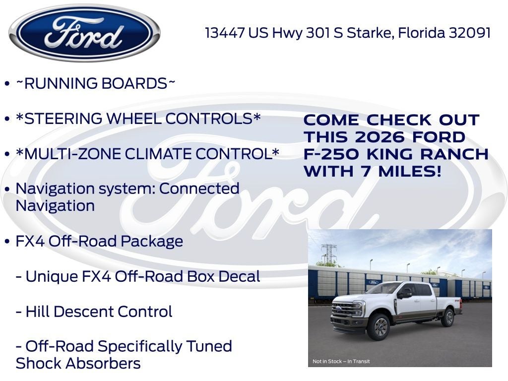 2026 Ford F-250SD King Ranch 700A
