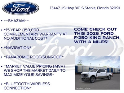 2026 Ford F-250SD King Ranch 700A