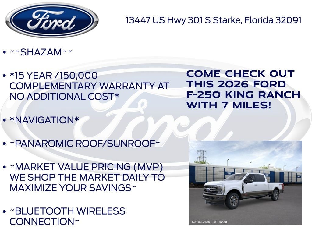 2026 Ford F-250SD King Ranch 700A