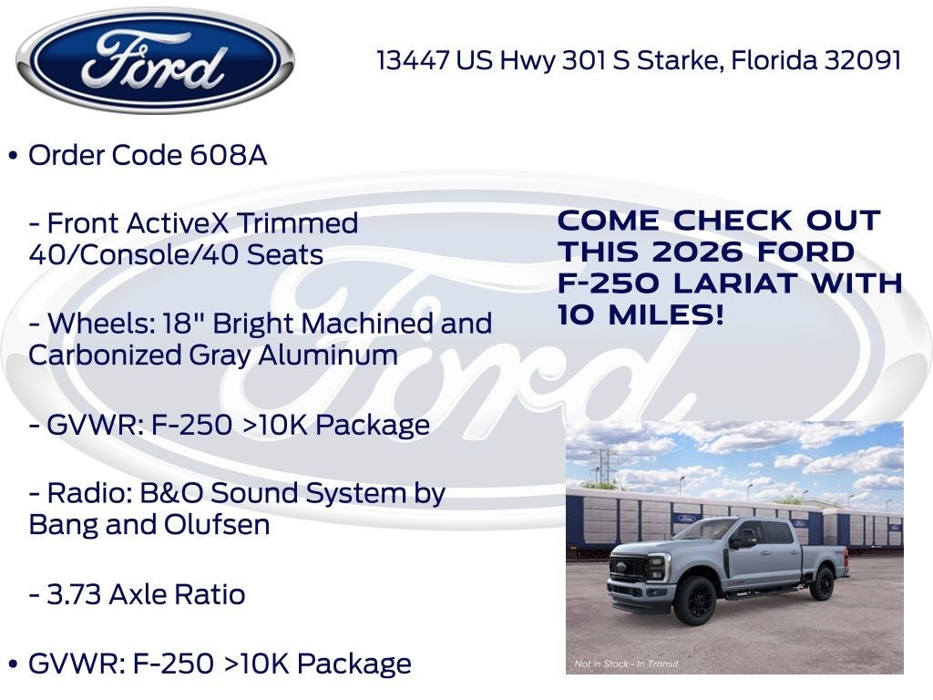 2026 Ford F-250SD Lariat 608A